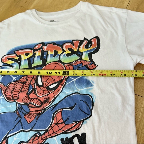 Marvel Spider-Man Short Sleeve Shirt T-shirt size X-Large Teens - Picture 4 of 6